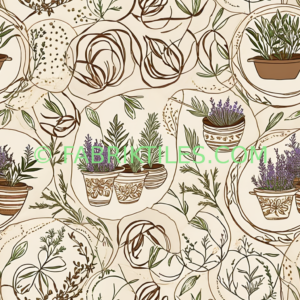 Herbal Kitchen Ceramic Pot