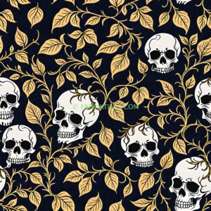 Skulls and Golden Vines