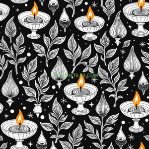 Candlelight and Leaves