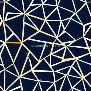 Navy Geometric Lines