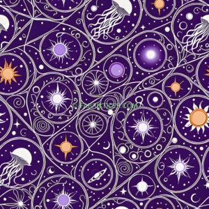 Celestial Orbs and Jellyfish