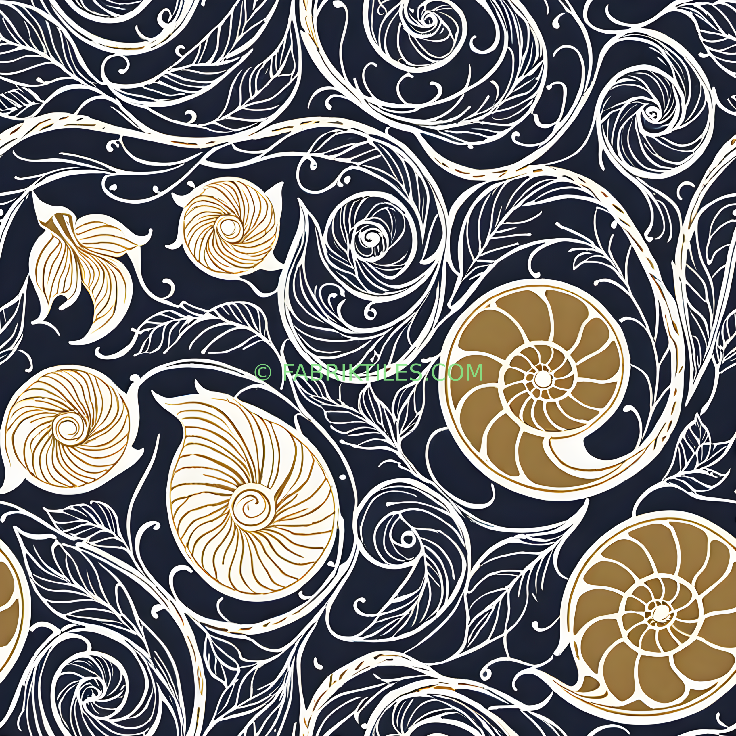 Nautilus and Vines