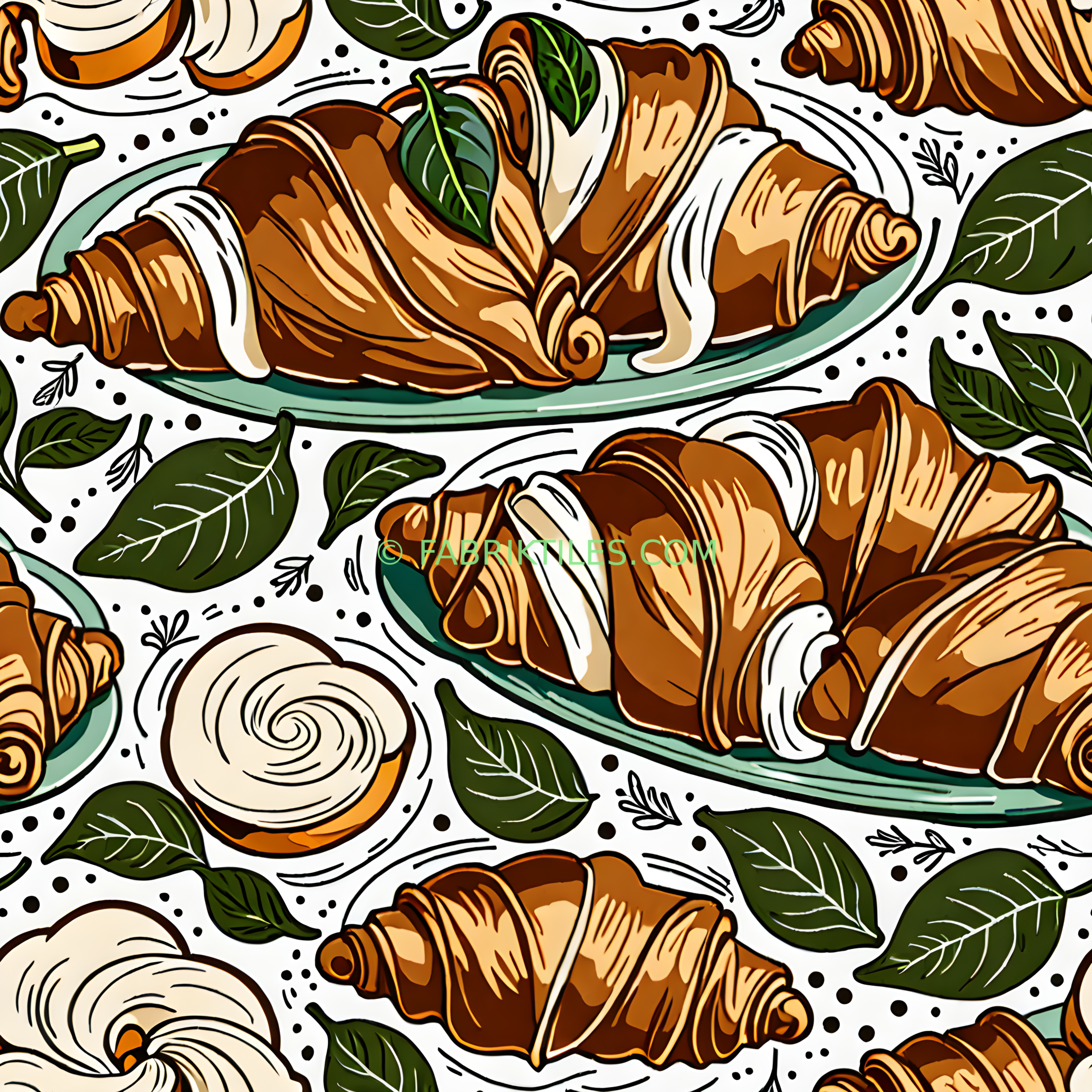 Croissants and Leaves