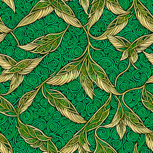 Golden Feathers Emerald