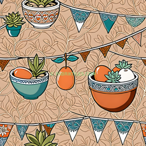Potted Succulents Banners