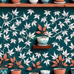 Maple Leaves and Pots